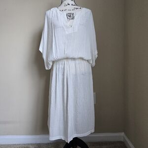 World Market kaftan cover up dress womens OS